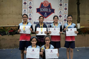 City Pride 'A' 3rd Place at the Aspire India School 5s Basketball