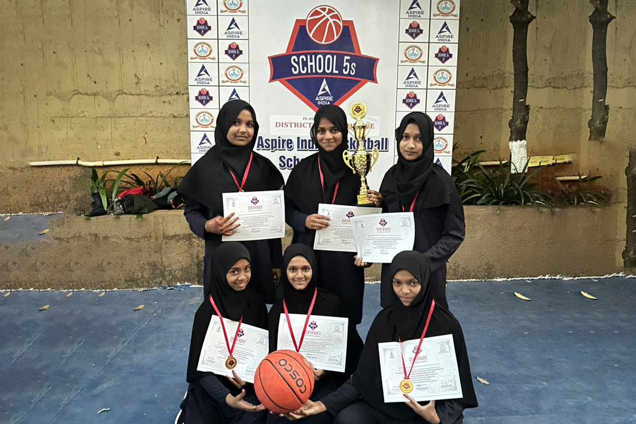 Fazlani International School Champions of Aspire India School 5s Basketball